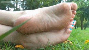 You've wandered over to Charlotte while she's resting in the park. After briefly looking at her foot, you hop up on her leg and make your way up to her waist. Unfortunately this wakes up Charlotte right away, she thinks your a bug but realizes right away you're a tiny person. You don't wander off so she puts her hand out and lets you hop into her palm. When you're there though, she mentions that she's hungry! Soon Charlotte has decided you'd make a nice snack and she's showing you the inside of her mouth. A few views later and you're forced inside. A short scene shows Charlotte laying back down, rubbing her tummy a bit as she goes back to resting.
