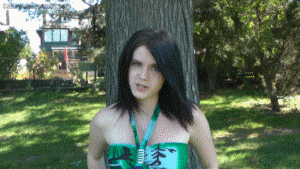 There's been problems between you and Sammii and she doesn't want to put up with it anymore. She's invited you out to the park to shrink you down so she can crush you. As you get smaller her voice echoes more and more untill it seems to to come from everywhere. Sammii slips off her sandals when you're finally shrunken down at her feet. You watch her toes as she eagerly raises them against the ground. Then she lifts her foot and begins threatening you. In the end her foot lowers down upon you. Lots of great dialogue in this one from a wonderful new model. Sammii is definitely a welcome addition to the Canadian Giantess cast. Includes advanced slow-mo versions of some barefoot scenes from the video at the end as an added bonus!
