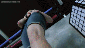 Finding yourself at a tiny size down by Aurora's heels you try to get her help by climbing up her seemingly impossibly tall body. Making your way up to her waist, and then up her arm to her shoulder, you're just about to try to talk to her when you're brushed off by her! She's too focused on her phone call about a modeling job to notice that you're really a person and you find yourself falling back down to the floor. The short falling scene is in slow motion to really capture the height of Aurora at your tiny size. After you land she begins pacing the floor, her massive booming footsteps causing the ground to shake. The booms are so loud you can barely hear her heels on the floor over them. Eventually one of her footsteps finds you. Looking high up you see her looking down towards you. Did she notice you at all? Or was she just looking at crumbs on the floor and didn't even give you a second thought?
