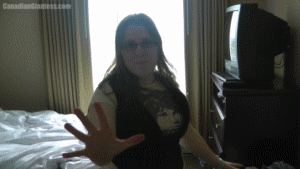 You're always trying to push Sarah into things she doesn't want to do, but this time as you follow her into the bedroom something strange happens. Sarah turns around putting out her hand and telling you to stop, but the world seems to slow down for a moment. When things are back to normal you can't move. When Sarah notes this, she wonders what else she can do and ends up shrinking you down. Placing you over on her bed you find that you can move again, but when Sarah slams her hand down next to you, you think better of it. She considers ways to get rid of you and eventually decides squishing you would be the best way with her feet. You stay back from her feet but eventually she calls you closer. Lots of emphasis on acting in this one as Sarah builds up to using her toes to finish you off. Also includes some bonus advanced slow motion views of her feet at the end. We wanted to include those especially since this is Sarah's first HD video. Music used in trailer only.
