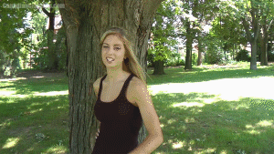 Jess copied awnsers from Adrianna's test last year. Unfortunately Adrianna was the one to pay for it and fail a whole year of school. So now she has Jess out at the park and shrinks her down with the intention of crushing her underfoot! Jess is pretty helpless as she dwindles down before Adrianna, and even moreso as her friends huge foot looms overhead. In the end she's stepped on by Adrianna. The action in this one is focused on Adrianna's expressions high above, not closeups of the sole of her foot like some of the other POVs with her.
