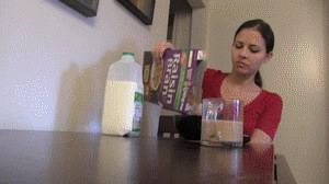 Somehow you think it is a good idea to let Cali put you in her mouth.  she says she will be careful.  Well as you can expect things do not go well for you. 
