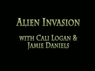Cali and Jamie are relaxing in the backyard when they hear a strange noise. Upon further investigation, the girls realize that they are staring at a UFO full of tiny people. They don't want any trouble, so to dispose of the evidence, they begin to squish and smash all of these little guys with their fingers and toes. They even crush their ship to bits to in case they try to fly away. The video runs 29 mins 18 seconds long and features giantess, crush and vore fetishes.
