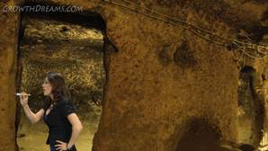 Kimberly Jane is looking in a cave for an ancient spell and she finds it written on a wall. She only reads part of it when she grows, Turns out the feds were following her and they were ready and they capture the Giant Kimberly Jane and later after she has returned to normal size she wakes in a cell but luckily she remembers everything that was on the wall and speaks the second part of the spell and grows again and escapes.  Later after shrinking back again she writes down the complete spell and reads out the last part and grows permanently. 
