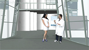 Diana Knight stars as a nurse who just drinks stuff without thinking, She grows and grows. 2 full growth scenes in this.  This is straight up growing with just a breif Giantess growth scene at the end.
