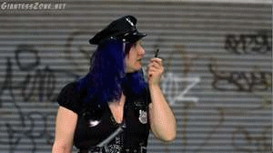 Cat woman is unleashed on the world with her shrink ray-gun. First using it to make a meal out of Officer Gedri before turning it on Batman and Superman. She teasesthem ina cage and jar then makes them her foot slaves and then she eats superman and finally kills Batman in a really cool "SLOW CRUSH" scene.  
