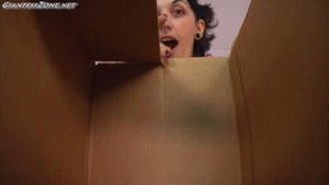 Louise has a box with three tiny men. After taking them out of the box she has them rub and kiss her feet then she sits on two of them crushing them, She gives the last guy a chance to massage her booty but he is not good enough and gets crushed.
