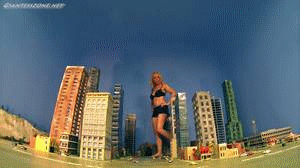 This was a custom request so it is not like our usual giantess videos and focuses on allot of walking shakes and booms and playing and crushing cars with her feet and city crush but more kicking buildings over and kicking, This has only a few POV shots and no handheld at all.  Only 2 tiny people get crushed. Keep that in mind. I priced it cheaper then normal since not as much FX had to go into this. <br><br>"I am interested in buying a custom giantesszone video. How much will you charge for a 20 minute video, just kicking crushing through city rampage (No pov, No boob crush, No vore, No sitting). Just kicking/crushing stomping action. No special effects either. Cool attitude and same make up hairstyle like blonde devastation. no music. Just some special effects and sounds. No footfetish lines or referring to feet by the Giantess. Lots and Lots of kicking, moving objects with feet (creating traffic jams, kicking cars across city etc). Kicking and stomping buildings and sweeping with her feet the broken building remains to clear her path."
