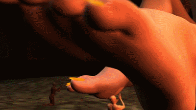 after having her beloved slave-warrior crushed by the hands of evil wizard zulthar minions, the sexy sorceress - moonlight - continues her quest for vengeance. allready full of power from her former vengeful seductions(chapter I), she arrive to the border to zulthar's land, where she must confront the border guardians, a cruel warrior & an evil wizard. will she prevail? this is chapter 2(probably out of 4) of one of my biggest giantess animation projects ever yet, and as always - i do my best to improve and deliver a top-quality product. contains foot-fetish, crush, growth, vore, insertion, butt crush, hand-held, pov, foot-job, sex, and more - all rendered in beautiful, high-quality details, 1280*720 with sounds & speical effects! almost 16 minutes in total. enjoy, and thank you for your support!
