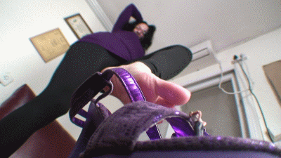 this is a HOT clip we filmed with the gorgeous goddess kissa and her amazing toes. a tiny man is at the tip of kissa's shoes, waiting helplessly as she towers above him, teasing and taunting him with her wiggling toes. she place them in the sexy shoe eventually, trapping the tiny man between her perfectly pedicures toes. a major part of this awesome clip was filmed with a professional DSLR(canon 7D) at 60p, which allowed us to deliver real slow-motion action of the tiny man between kissa's massive toes. it's really an arousing site for any feet and shrinking fan, seeing those gorgeous, huge toes from extremely close, moving in slow motion, as kissa's voice reverberating from above! H-O-T! *foot fetish *soles *toes *extreme close-ups *slow motion *special price! 832*468, 
