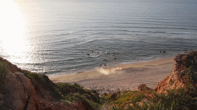 This is a merge of real-life video with animation. felt like creating a lady masturbating herself at an isolated beach, slowly growing while doing so. a man is lying next to her, jerking himself off at the process. when the goddess reach to her climax - she might have no more need for the pathetic, tiny man at her feet (wink ;) )
