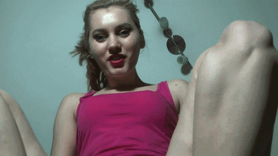 how bad do you want to worship my toes today? You are such a small creature do you have any chance in front of my giantess feet? are you able to control yourself, tiny man? Are you able to control your cum? I'll make you a propose today you will be allowed to stroke your tiny cock but if you'll dare to release without my permission I'll crush you like a bug I'll crush you like a tiny bug, with no mercy are you ready to start?" Goddess Celine will own you in this classic POV. 
