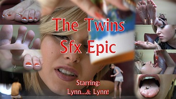 Lynn is a beautiful and sexy woman. the problem is, her twin sister, katy, is just as beautiful as her, and for some reason she managed to grab a hold of the man Lynn wants. even though Lynn found out that Katy doesn't approve his secret foot-fetish, he still plans to marry her soon....or is it? Lynn, being a chemistry genius, concocted an evil formula that enables her to shrink people. she invites her sister's fiance to her Home, and slowly seduces him with the object of his deepest desires, the one thing that he simply can't resist: her perfect toes. as she gets him to stroke for her wiggling toes and flawless soles, she counts him down...and then his nightmare begins. he starts to shrink...dwindling down to a bug's size. Lynn got a special, tiny surprise for him... Shrunken woman & shrunken man scenes in yet another epic special-effects tale. a must-have. includes tons of foot & toes scenes, various sizes, ground-shakes, hand-held, vore, crush, and a lot more!
