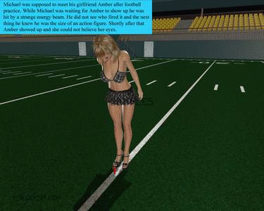 This is a 403 pic set that is all gentle. There is lots of handhelds, some near misses with feet , insertion, misc sexual acts with giantess toying with little men. Some Gulliver travels type short stories with a twist. I have poser pro 2012 now so my giantess textures are a bit better now. I hope you enjoy this one.
