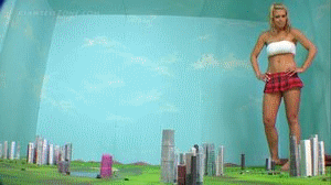 Ali, need I say moreâ€¦ Well, ok I will. This sexy gal really gets into the part of being a super mega and looks and plays the part well. Many scenarios played out by this healthy goddess and it was as privilege to add my magic to it. I think you will love every earthshaking step and massive destruction she wrecks out on the city.
This is a TomThumb & Media Impact Production 