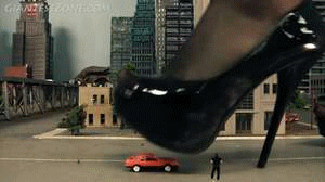 Krystal and Melanie eats, stomps, crushes and destroys in every way possible. After eating several people and crushing them in their cleavage they crush more people then they gight the airforce and finally they force some of the citizens to be Melanies foot slave. To end it all they proceed to destroy the city.  
