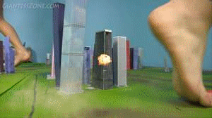  Krystal and Melanie are they eat, crushe, blow away and terroize thousands of people. they crushe cities with her feet, booty, and boobs. 
