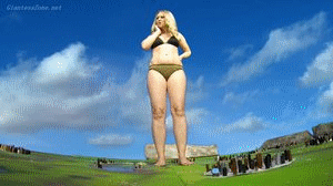 This was actually a custom but it is a bit different becouse the customer wanted to edit his video. He did an amazing job so we are going have him edit more. Dee appears on earth and is so gigantic that a skyscraper barely reaches the top of toes. She proceeds to have a great time systematically crushing, eating and destroying the many cities of earth. 
