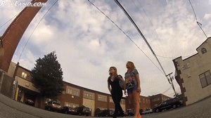 Velvets and Ivy find a tiny guy on their way home they chase him in a 3min sequence complete with Super POV Cam & Booms  then they catch you and you get a really great inside girls Bag POV. they get you home and tease you while you are inside the bag then they take you out and play wth you a bit then you try to run on the table but they catch you and put you in a cage then after teasing you in the cage you escape but Ivy hunts you down then later you are with both girls in bed and after some footplay you have to do some body exploration of both girls and finally you become Ivy's sex toy and Velvets in the end crushes you.  Velvets plays the bad girl and Ivy is the gentle Giantess.     
