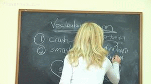 BlondeZilla is coming to teach her class but as usual she has insults written in her board so after erasing them she notices the classroom seems empty but then realizes the classmates have shrunk so she goes on a hunt finding and eating everyone in the class.  BlondeZilla is amazing along with some Sound Fx.

