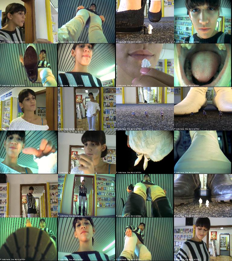 Three great movies with Christy and some shrunken people. Including many pov crush scenes, vore pov and a finger crush, great boots and heels - Enjoy!
