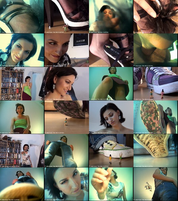 Mariams second collection with some shrunken people. Three great movies, including many pov crush, butt crush and an inshoe (out-of-shoe pov) ending, nice outfits and a cute girl  Enjoy! acting girl  Enjoy
