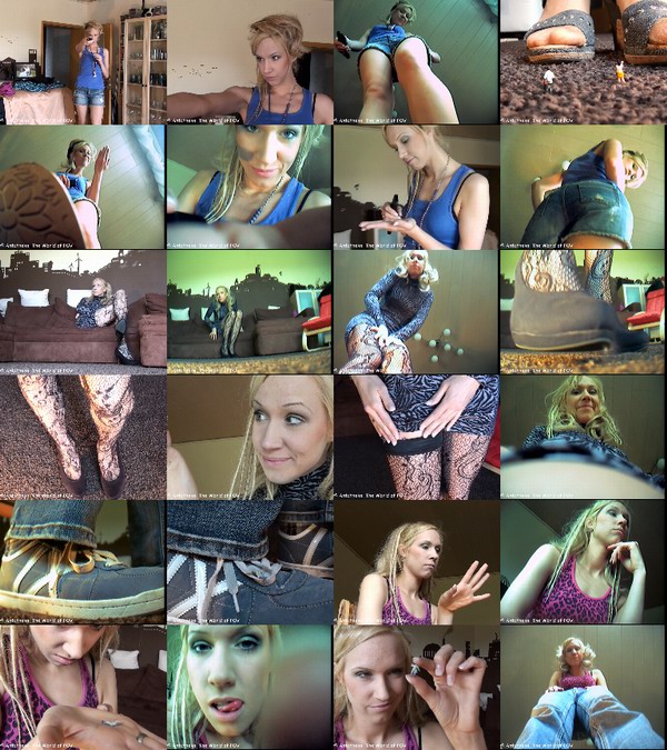 The first collection with Saskia Rachor and some shrunken people! Three new movies with some nice outfits and a very tall, cool acting girl, with some crush, butt crush and a sweet gentle ending - Enjoy!
