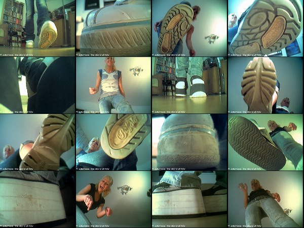 Another collection from a new shooting with Kim, including 13 cool new POV clips with mighty buffalo shoes and a great girl having fun crushing you -Enjoy!
