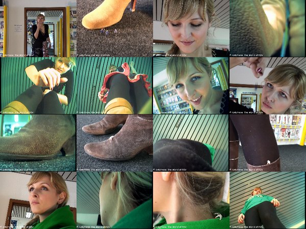 Two great movies with a cool acting girl. Miss Eden crushs many bugpeople under her boots, including some body climbing and accidentally crush - Enjoy!
