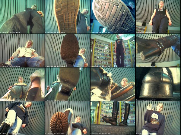 Desmodontinae's second pov collection! This tough model shows you 17 great new pov crush clips with some sneakers and different boots - Enjoy!
