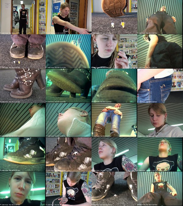 Her first collection with some shrunken people. Three long videos, including crush, butt crush, accidentally crush, body climbing and a cool girl - Enjoy!
