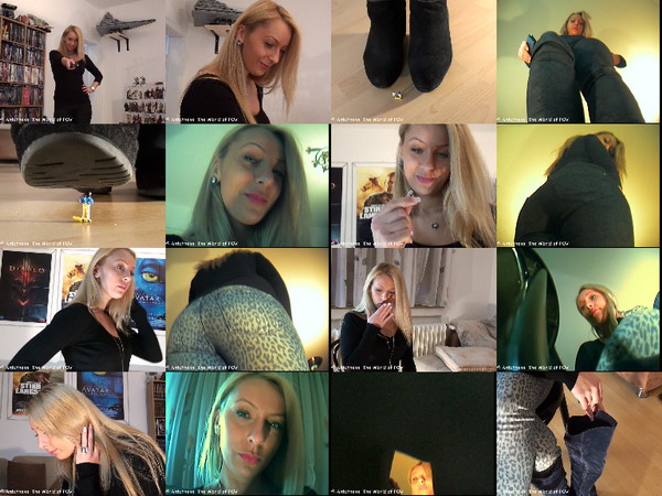 The second collection with Jane and some shrunken people. Two great movies with crush pov, cool butt crush scenes, out-of-boot pov and a gorgeous girl - Enjoy!
