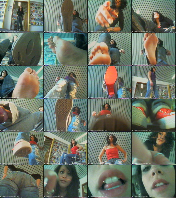A new pov collection with Kat. It contains 24(!!) pov clips including many barefoot action, heels and sneakers, butt crush pov and vore pov - Enjoy!
