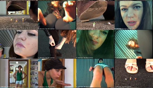 Vanessa accidentally steps into a bugpeople family. First she's sorry, but then her 

sadistic part awakes and she decides to have much more fun with them.... Supaka hates her 

annoying neighbor, so she shrinks the whole family to get rid of them. Including: accidentally 

crush, pov crush, hand crush and a gentle ending (Vanessa), vore pov, pov crush and butt crush 

(Supaka)