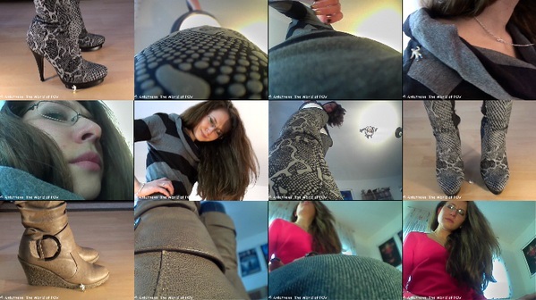 The first collection with Yvonne and some shrunken people. Two movies with some body climbing, crushing, great close ups, cool boots and a very cute girl - Enjoy!
