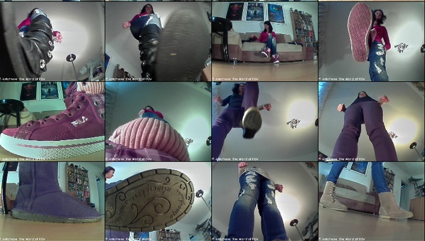 The third Solo-Collection with Nalida! 13 great new pov crush clips with cool boots and sneakers and a cute girl - Enjoy!
