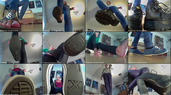 The forth POV collection with with our gorgeous Liongirl - 13 great new clips with nice outfits, cool shoes and a tall girl - Enjoy!
