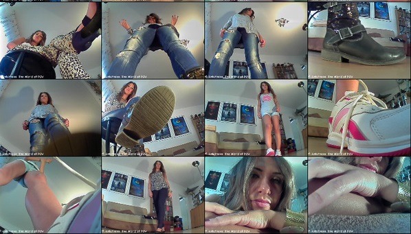 The third collection with our cute new model Eve! This pov only collection contains 15 new clips with boots, flats, sneakers, heels and a gorgeous girl - Enjoy!
