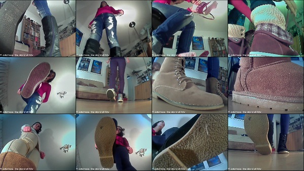 Another new great POV collection with Nalida! 13 great new pov crush clips with cool boots and sneakers, nice pov views and a cute girl - Enjoy!
