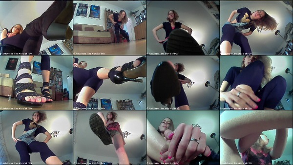 The third and last pov only collection from our great and tall Model Nady! This collection includes 15 pov crush clips with cool boots, heels and sneakers and a gorgeous girl  - Enjoy!
