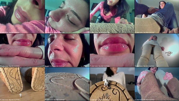 Four great Clips with Nalida. Extreme close ups while she tries to sleep, some cool climbing on the sole of her boots and some great pov scenes with this gorgeous girl - Enjoy!
