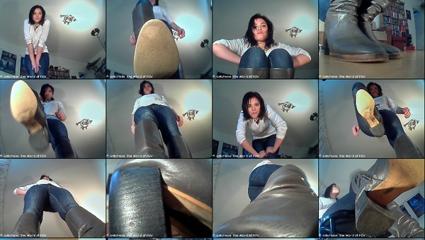 The first POV-Collection with a new and very cute model: Cherry! It contains 12 POV-Crush clips with her grey boots and a gorgeous girl - Enjoy!
